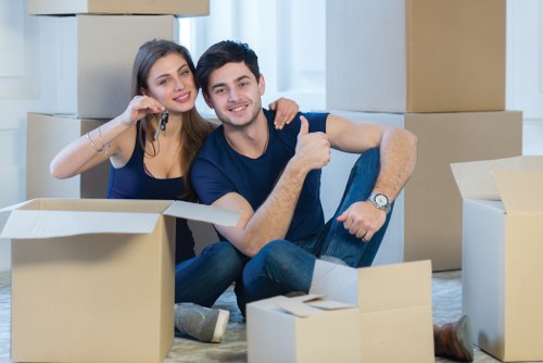 Removal van for local house moves in Hackney