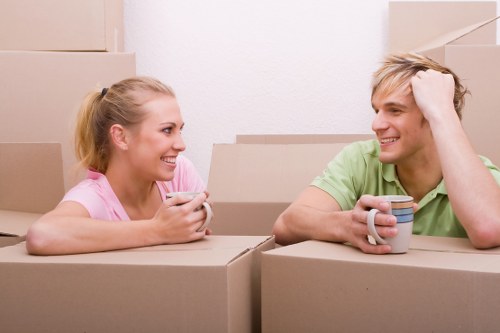 Home moving team supporting a Hackney household move