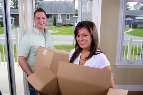 Local man and van service handling boxes in East London