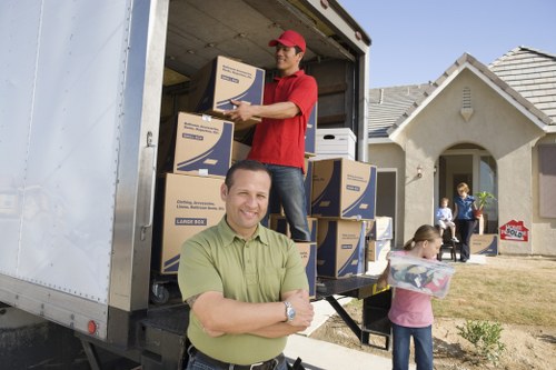 Professional Hackney man and van handling household items