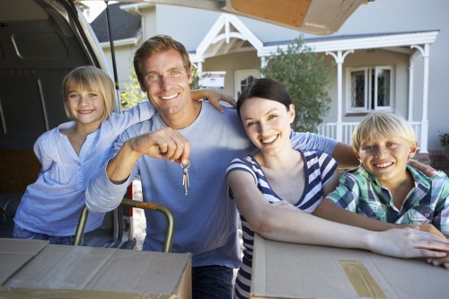 Professional movers handling apartment relocation in Hackney