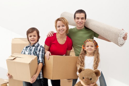 Waste and clearance items prepared for lawful disposal