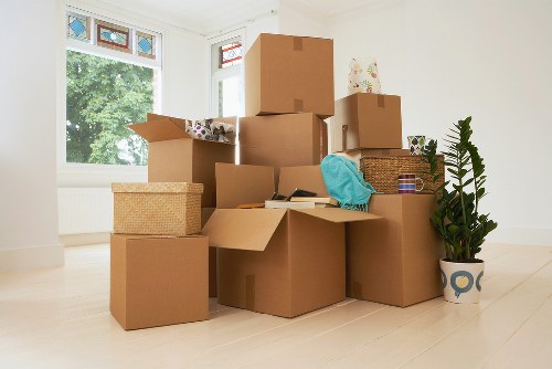Moving truck ready for a residential or office move in Hackney
