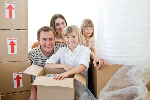Furniture moving help with a Hackney van