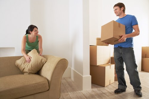 Office relocation support with careful loading